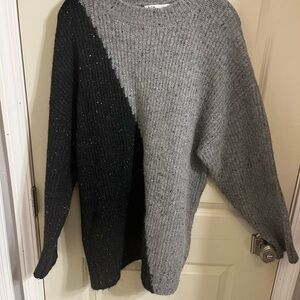 Zara Charcoal Knit Sweater Large